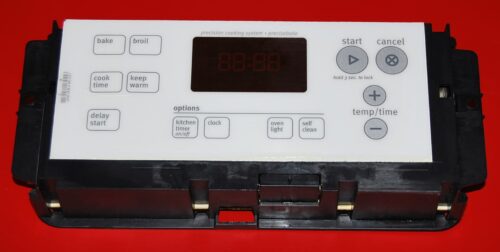 Part # W10271768 - Whirlpool Oven Electronic Control Board (used, overlay fair - white)