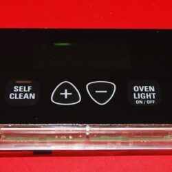 Part # WB27K10201, 183D9935P001 - GE Oven Electronic Control Board (used overlay, Fair - Black)