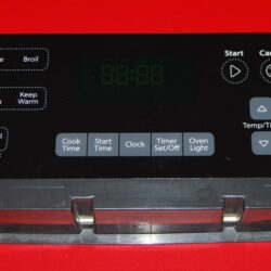 Part # W10834012, W10834012B Whirlpool Oven Electronic Control Board (used, overlay good - Black)