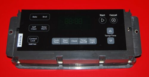 Part # W10834012, W10834012B Whirlpool Oven Electronic Control Board (used, overlay good - Black)