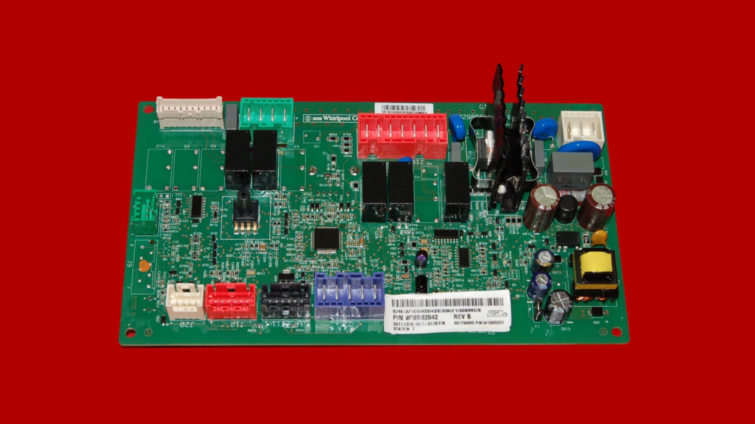 Whirlpool Washer Control Board W10582042 | OEM Used Tested