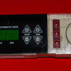 Part # 164D3147G002 | WB27X10311 | - $59 GE Oven Control Board (used, overlay poor - Black)