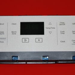 Part # W11204521 Whirlpool Oven Electronic Control Board (used, overlay good - Silver)