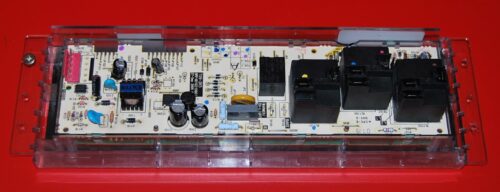 Part # WB27K10201, 183D9935P001 - GE Oven Electronic Control Board (used overlay, Fair - Black)