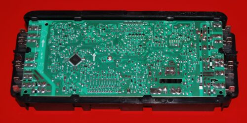 Part # W10734599 - Whirlpool Oven Electronic Control Board (used overlay, very good - Dark Gray)
