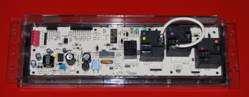 Part # 164D8450G144, WB27X22940 GE Oven Electronic Control Board (used overlay, Good- Black )