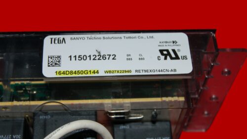 GE Oven Control Board WB27X22940 | 164D8450G144 | OEM Used Tested (overlay good - Black )