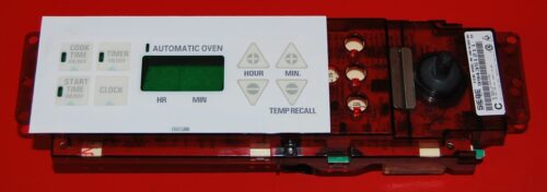 Part # 183D6012P003, WB27K10143 - GE Oven Electronic Control Board (used overlay Good - White/Red )