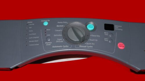 Part # 3980188 | 3980189 | Whirlpool Dryer Control Panel And Control Board (condition fair - Dark Gray)