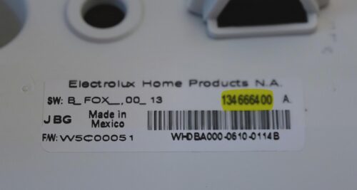 Part # 134666400 | Frigidaire Front Load Washer Control Board