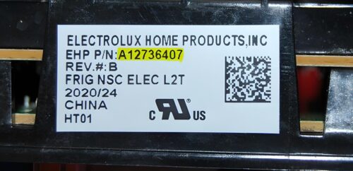 Part # A12736407 | Frigidaire Oven Control Board (overlay fair - White)