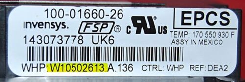 Part # WPW10502613 | W10502613 | Whirlpool Oven Control Board (overlay good - Dark Gray)