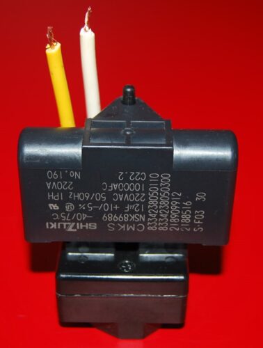 Part # 216649313 - Frigidaire Refrigerator Start Relay And Capacitor (used)