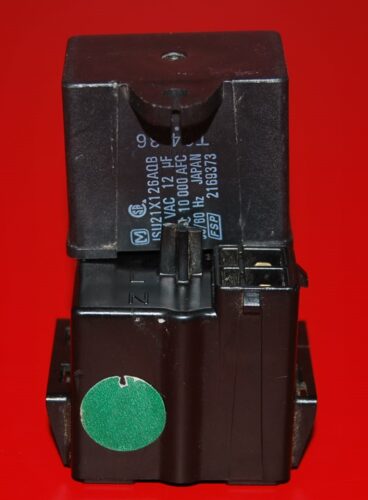 Part # 213615000 , 2255968 - Whirlpool Refrigerator Start Relay And Capacitor (used)