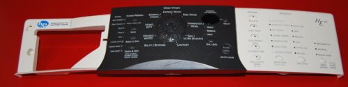 Part # 8182249 , 8182255 Kenmore Front Load Washer Control Panel And User Interface Board (used, Condition Fair - Bisque/Black)