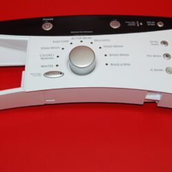 Part # WH42X10580, WH12X10355 GE Front Load Washer Control Panel And User Interface Board (used, condition fair - White)