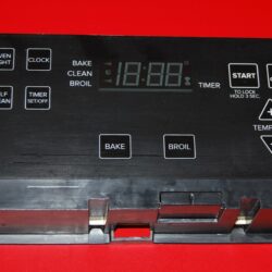 Part # W10626968, WHPW10626968 Whirlpool Oven Electronic Control Board (used, overlay fair - Black)