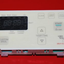 Part # 8524278 | 6610385 - $59 Whirlpool Oven Control Board (used, overlay poor - Yellow)