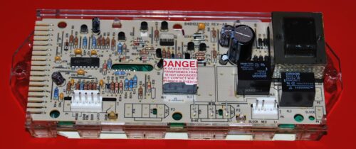 Part # 8522509, 6610321 - Whirlpool Oven Electronic Control Board (used overlay, poor - White)