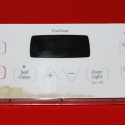 Part # 164D8450G002, WB27K10338 GE Oven Electronic Control Board (used, overlay poor - White)