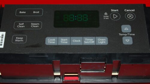 Whirlpool Oven Control Board - W10424887 (overlay fair - Dark Gray)