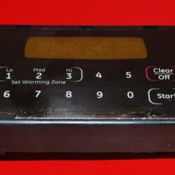 Part # 183D9817G007, WB27K10251 -GE Oven Electronic Control Board (used, overlay Poor - Black)