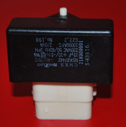 Part #216954205 - Frigidaire Refrigerator Start Relay and Capacitor (used)