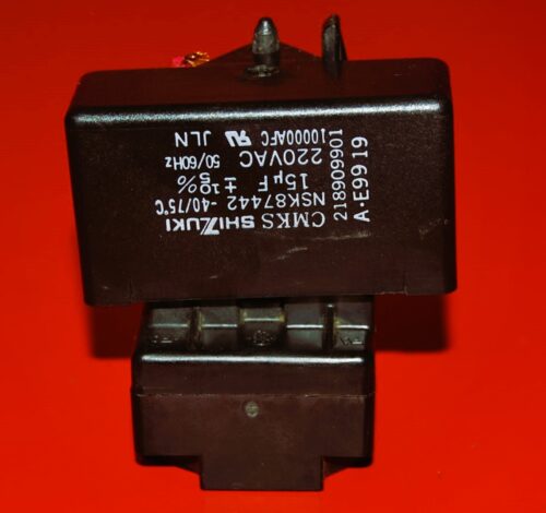 Part # 218721101 - Frigidaire Refrigerator Start Relay and Capacitor (used)