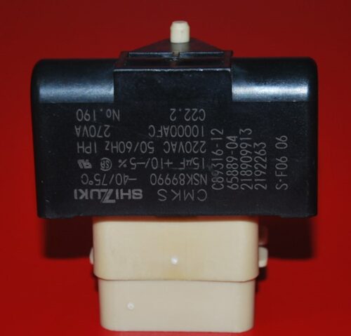 Part # 216954201 - Frigidaire Refrigerator Start Relay and Capacitor (used)