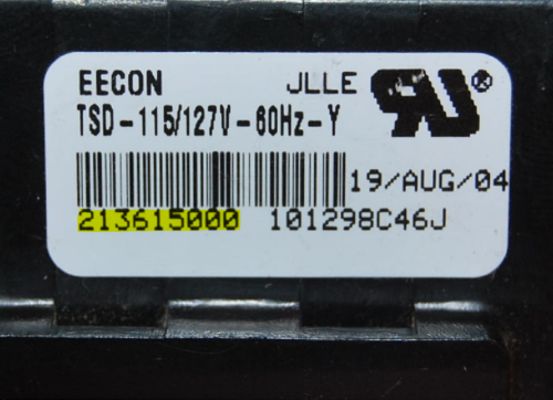 Part # 213615000 , 2255968 - Whirlpool Refrigerator Start Relay And Capacitor (used)