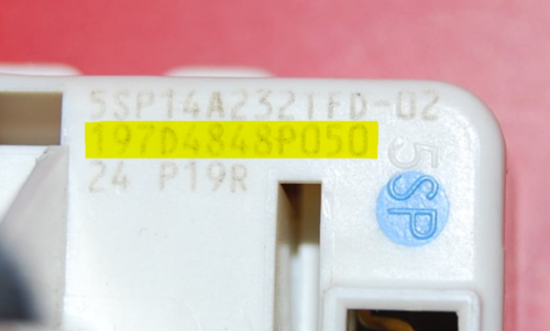 Part # 197D4848P050 - GE Refrigerator Electronic Control Board (used)