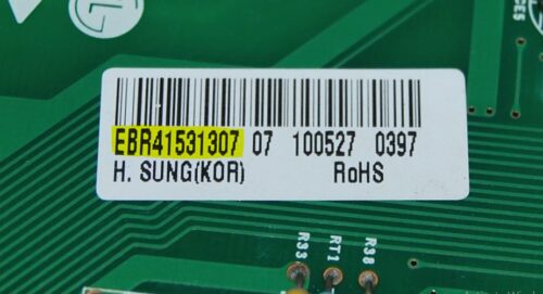 Part # EBR41531307 LG Refrigerator Electronic Control Board (used)