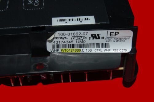 Part # WPW10734609 | W10424886 | Whirlpool Oven Control Board (overlay good - Dark Gray)