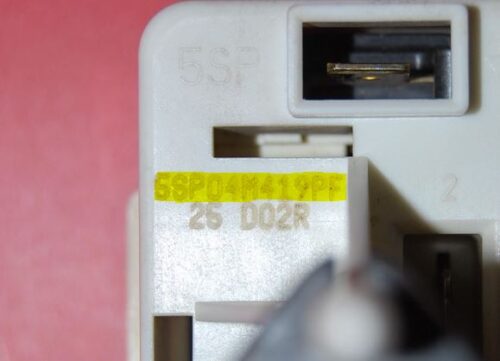 Part # 5SP04M419PF, 12555902 Whirlpool Refrigerator Start Relay And Capacitor (used)