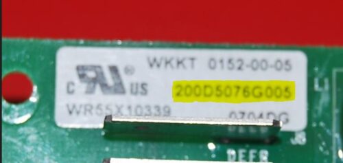 Part # 200D5076G005 GE Refrigerator Control Board (used)