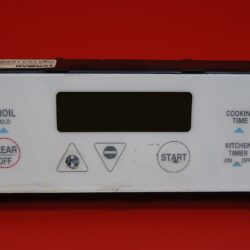 Part # WB27T10350, 191D3159P103 GE Oven Electronic Control Board (used, overlay poor - White)
