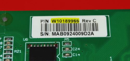 Part # W10189966 Whirlpool Washer Electronic Control Board (used)