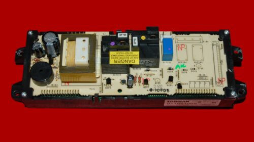 GE Oven Control Board 164D3260P014 | WB27T10174 | OEM Used Tested (overlay fair - Black)