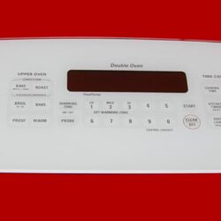 Part # WB27T10698 | GE Oven Control Panel (condition good - Bisque)