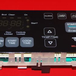 Part # 8524304 , 6610398 - Whirlpool Oven Electronic Control Board (used overlay, very good - Black)