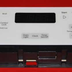Part # W10348623 - Whirlpool Oven Electronic Control Board (used overlay, good - Yellow)
