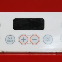 Part # WB27K10210, 183D9934P002 - GE Gas Oven Electronic Control Board (used overlay, fair - Bisque)