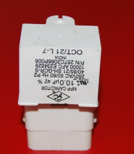 Part # 197D4848P052 - GE Refrigerator Start Relay And Capacitor (used)