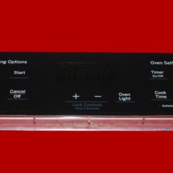 GE Oven Control Board - 164D8450G212 | WB27X29089 (overlay fair - Black)