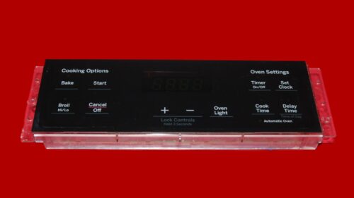 GE Oven Control Board - 164D8450G212 | WB27X29089 (overlay fair - Black)