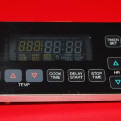 Part # 9782087CB Whirlpool Oven Electronic Control Board (used, overlay good - Black)