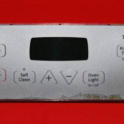 Part # 183D9934P001, WB27K10209 GE Gas Oven Electronic Control Board (used, overlay fair - Silver)