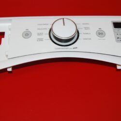 Part # W10750477, W10774354 - $135 Whirlpool Front Load Washer Control Panel And User Interface Board (used, condition fair - White)