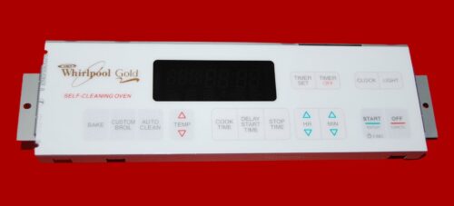 Part # 8054009, 6610170 Whirlpool Oven Electronic Control Board (used, overlay very good - White)