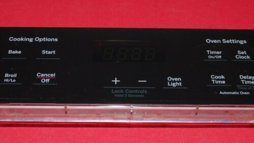 GE Oven Control Board - 164D8450G212 | WB27X29089 (overlay fair - Black)